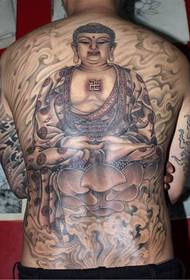 Male full-backed Buddha statue