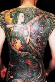 Chinese style Dunhuang Feitian tattoo pattern