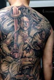 Volledig totem tattoo-patroon vol moorddadig