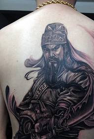 Zgodne i razbijene crno-bijele slike velikih tetovaža Guan Gong-a