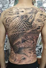 Slika pune leđa lignje tetovaža slika bogatstvo