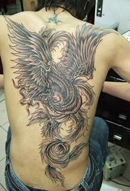 Fuld med alternativ Phoenix tatovering