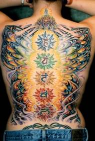 Tatuagem de cor deslumbrante