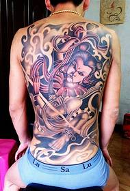 Koji je uzorak tetovaže lijep za muška leđa?