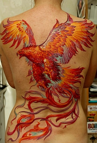 Recommended stunning full back Phoenix tattoo work