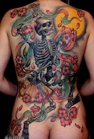 Uzorak tetovaže s potpunim leđima