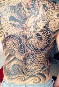Full of evil dragon tattoos that people dare not approach