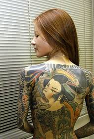 Yakazara-yemahure totem tattoo mifananidzo iyo vasikana vanogonawo kubata