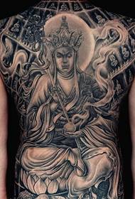 Crno-bijeli uzorak tetovaže Don Juan