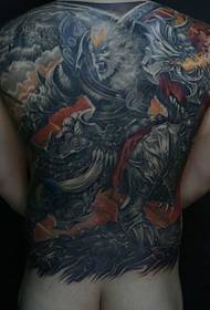 Voller herrschsüchtiger Qitian Dasheng Sun Wukong Tattoos