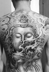 Super domineering full of Buddha magic tattoo
