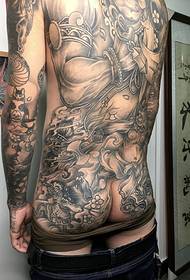 Full of traditional crazy totem tattoo tattoo