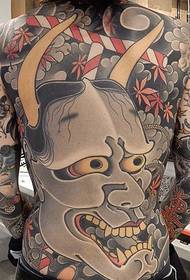 Full-fledged Japanese-style big prajna tattoo pattern