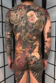 Whole body tattoo 9 traditional full-back tattoo designs