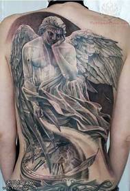 Lost angel tattoo pattern