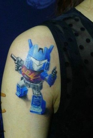 Big Cartoon Transformers Tattoo Pattern