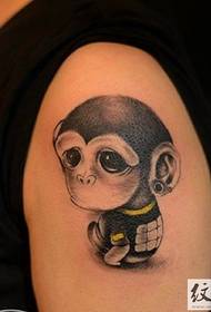 12 tatoveringsmønster for Zodiac monkey