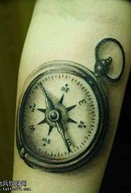 Pocket Watch Tattoo Pattern