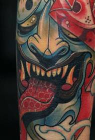 tatuaggio rosso cattivo grande prajna che sporge 18599 - tatuaggio bellissimo loto braccio piccolo