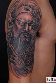 Mufashoni Guan Gong Big ruoko tattoo maitiro encyclopedia