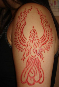 Phoenix totem cut meat Tattoo