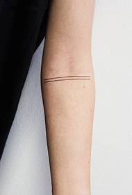 arm beautiful line tattoo