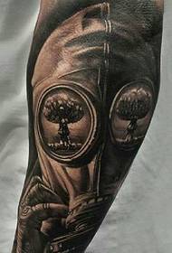ganske kul alternativ arm totem tatovering