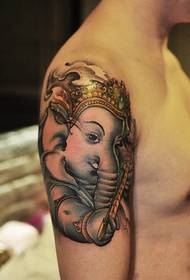 Cute cute elephant arm tattoo