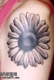 pola tato lengan bunga matahari