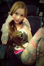 recently very popular Malaysian beauty tattoo artist