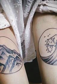 Цреативе Потпуно алтернативна тетоважа за руке на тотему