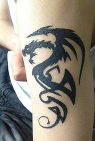 arm fashion dragon totem tattoo