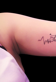 smuk smuk arm engelsk tatovering