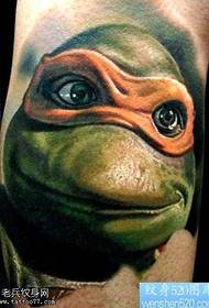 armed Teenage Mutant Ninja Turtle Tattoo Pattern