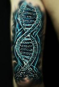 arm gene chain tattoo pattern