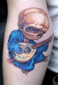 рука череп человек творческая личность татуировка