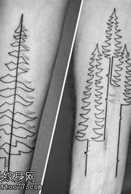 thorns on the arm of the pine tattoo pattern