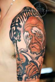 Tatuatu di vechju grigiu