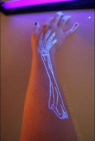 cool arm bone fluorescent pattern