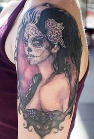 női kar személyiség karakter tetoválás