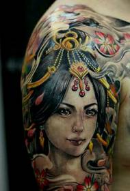 arm classical beauty avatar tattoo pattern