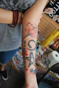 Graffiti tatueringsmönster för bläckstil