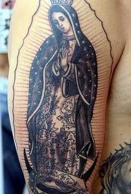 arm tatovering kvinne med krone 19826-arm svart og hvitt skjønnhet avatar tatoveringsmønster
