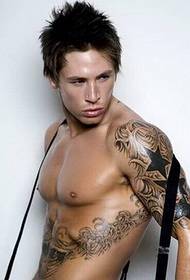 male model charm beautiful tattoo
