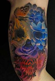 Rose Flower Tattoo Patroon