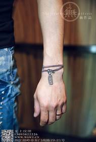 Personalized bracelet tattoo