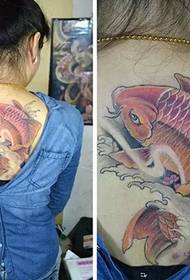 Classic squid tattoo