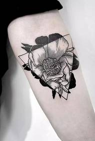 Monochrome tattoo without losing personality
