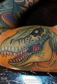 Crocodile tattoo pattern on the arm