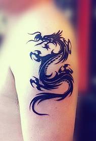 Benkalv totem dragon tattoo